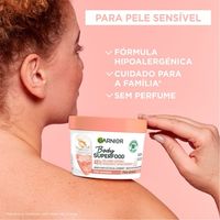 Garnier Body Superfood Creme Hidratante Hipoalergénico de Leite de Aveia e Probióticos