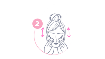 Remove a tua maquilhagem com gestos verticais