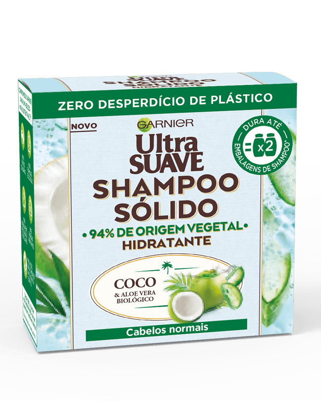 Shampoo Sólido Coco And Aloé Vera Ultra Suave Produtos Garnier 4739